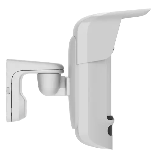 Curtain Outdoor HighMount (PhOD), bezdrát. 2xPIR+MW+CAM detektor, záclona, antimasking, PET imunita, bílý